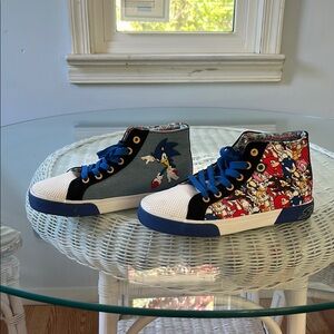 Boys Sonic Hightop Sneakers